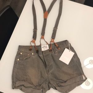 One teaspoon overalls shorts